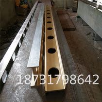 Magnesium aluminum light measuring flat ruler 4000*100 2000*150 2500*150 magnesium aluminum installation inspection flat ruler