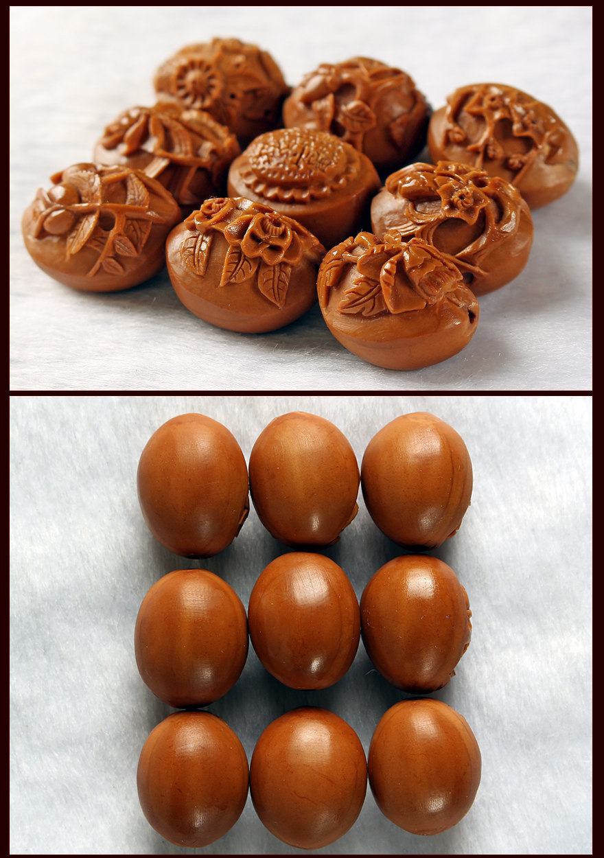 苏州核雕名家于辉《花开富贵》手串