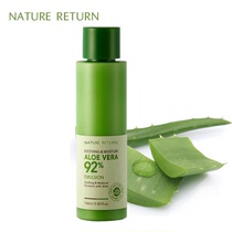 Korea Natural Paradise Cosmetics ALOE SOOTHING MOISTURIZING LOTION Refreshing Repair Water Tonic acne