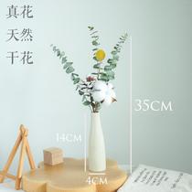 Eucalyptus rose dried flower bouquet ins home decoration ornaments natural real flower bouquet lisianthus photography props