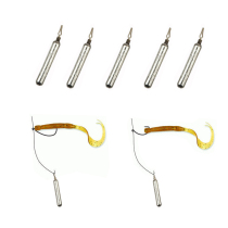 Hot-selling Luya anti-hanging bottom inverted fishing lead Luya soft bait soft worm counterweight cylindrical water drop type fishing lead 3 5-20 grams