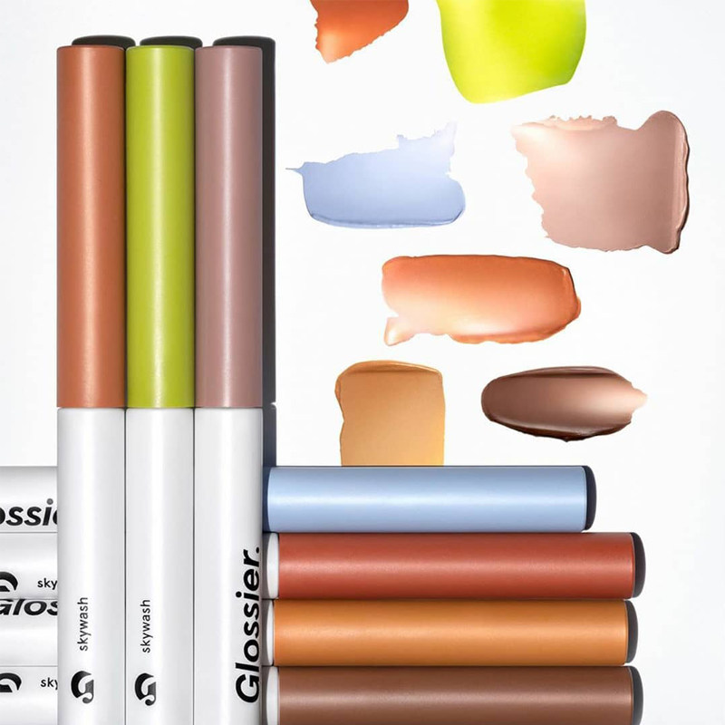 Тени для век 现货glossier眼影skywash液体哑光pebble plam
