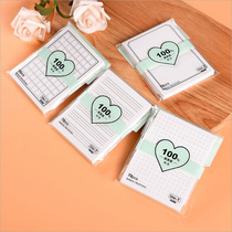 Brief cross line English to sign this message note matter N post-sticker student convenience stickerscan tear label box book