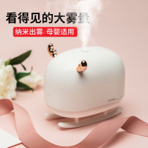 Sled deer mini humidifier usb small portable mute home office Aromatherapy essential oils Pregnant women rechargeable dorm bedroom night light Purify air Face hydration instrument Air conditioning room