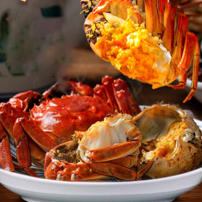 【久里蟹香】特大鲜活大闸蟹10只礼盒装 - 惠券直播 - 一起惠返利网_1