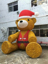 Christmas cartoon sculpture Foam sculpture Hotel shopping mall large Christmas decorations Christmas Candy sculpture