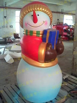 Christmas foam sculpture snow car snowman Santa Claus Christmas Deer mall decoration crutch candy candy props