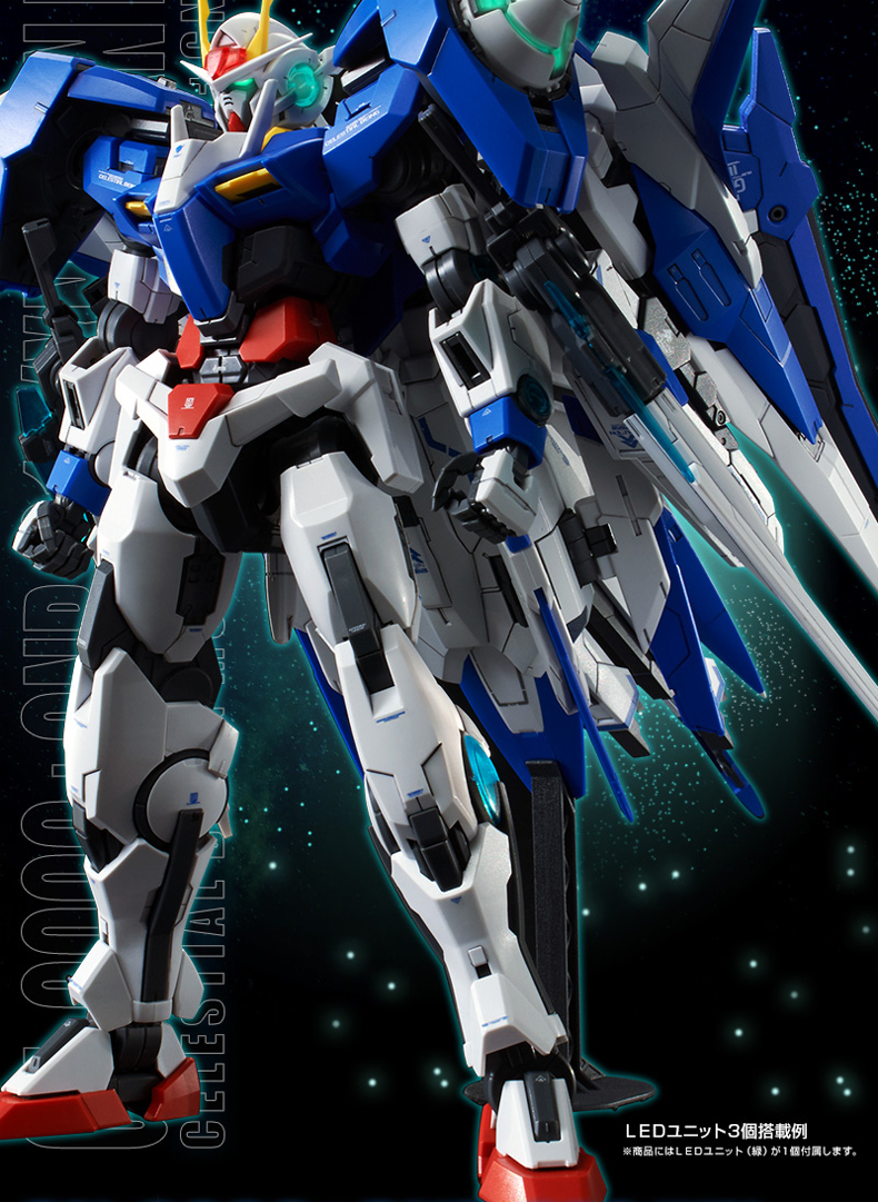 万代pb限定 高达拼装模型 mg 1/100 00 xn 00r敢达