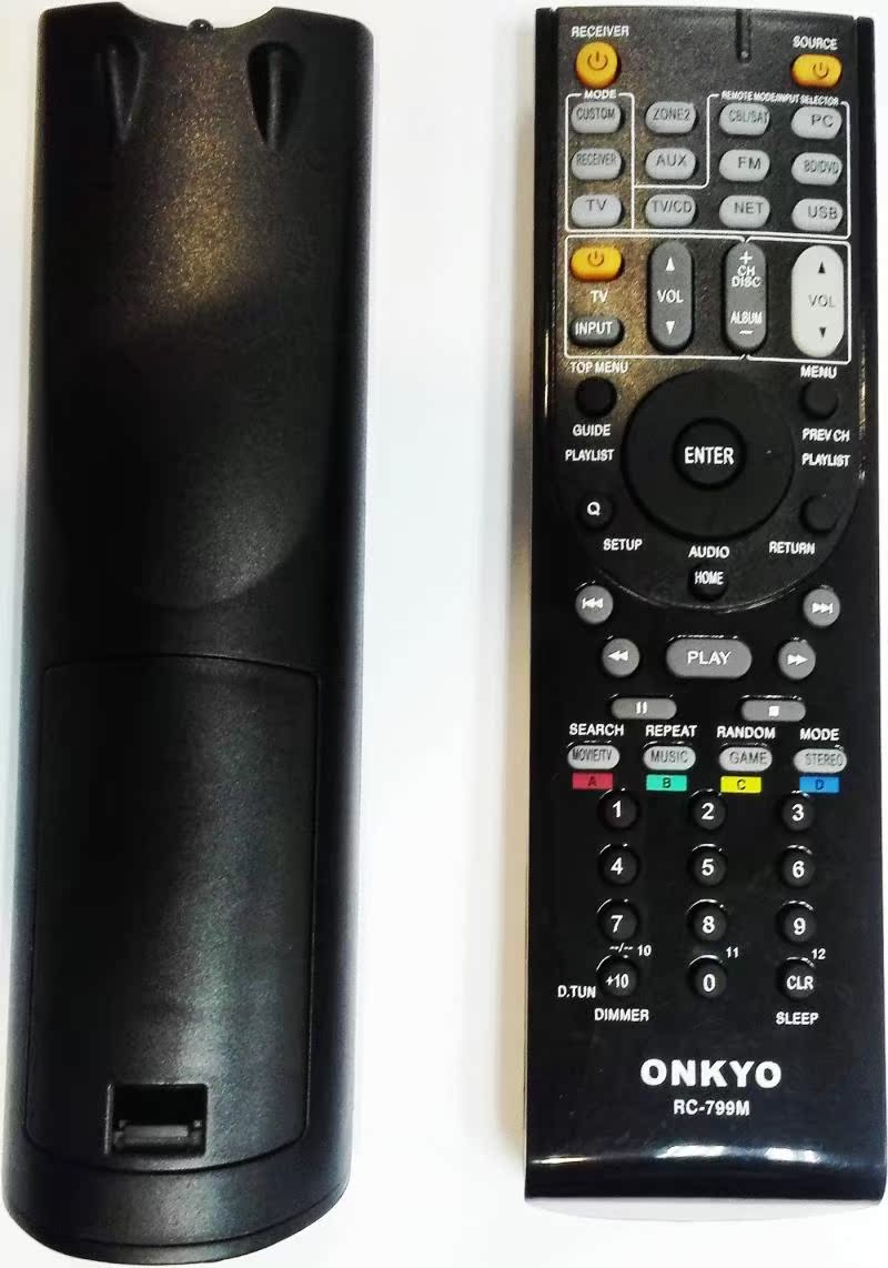 Купить пульт 日本onkyo/安桥家庭影音中心av功放机专用摇控器 全新原装货 包邮 RC /799m в интернет ...