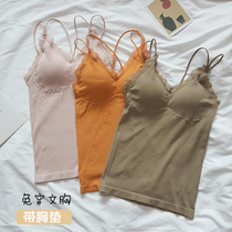 Cross Beauty back length Harness Underwear woman with chest cushion Bottomless Steel Ring Bra Sexy Anti-Walking Light Sport Wrap Breast