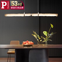 Germany Berman 2021 new restaurant chandelier Nordic light luxury led strip glass table dimmable lamps