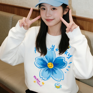 连帽卫衣女2025新款女款新款女士早秋秋季
