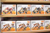 Mingchuang Excellent products miniso building blocks Transformers six-in-one boy toys give gifts