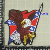 Heart embroidery Y3 adhesive cloth large patch 13 * 17CM American eagle flying eagle embroidery locomotive