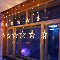 Led star lights small colored lights flashing lights Full Star Birthday Over the New Year Decorative Rooms Bedroom Ambience Arrangement