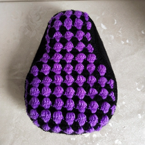 New grape flower electric bicycle four seasons universal seat cover wool braided universal seat cushion cover