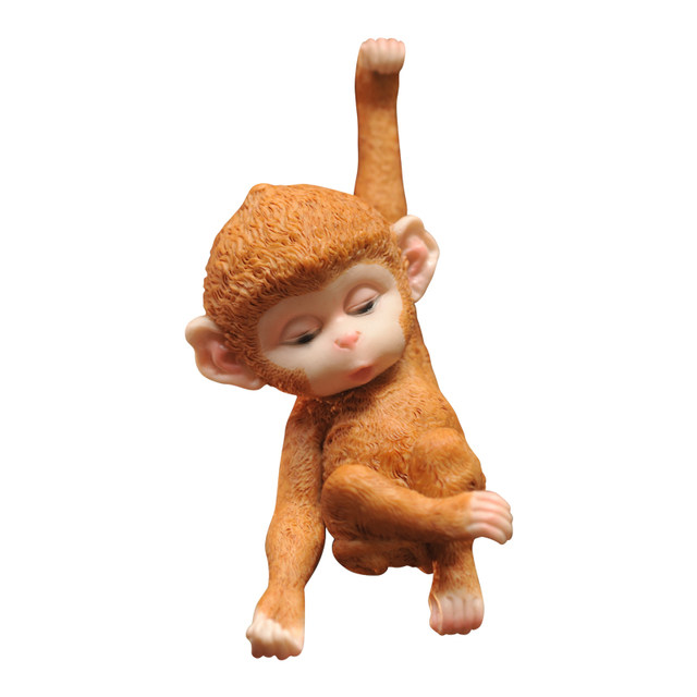 Outdoor garden courtyard little monkey tree decoration pendant gardening landscape hanging jewelry creative cute living room home Outdoor garden courtyard little monkey tree decoration pendant gardening landscape hanging jewelry creative cute living room home