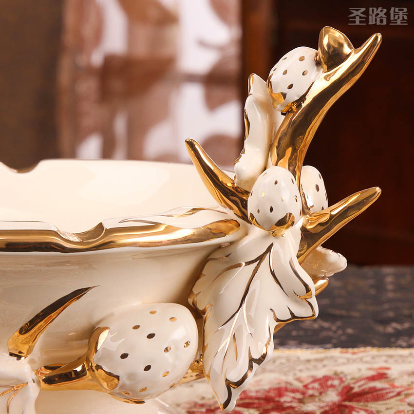 Fort SAN road ideas ceramic ashtray home decoration decoration is an ashtray wedding housewarming gift bag in the mail