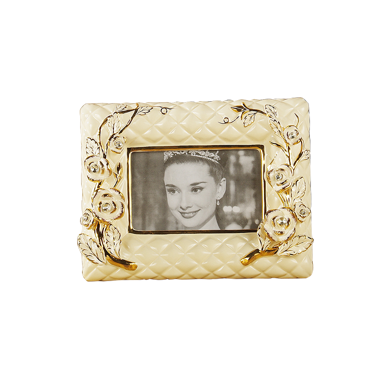 European ceramic frame 6 inch rectangular photo frame ideas desktop furnishing articles birthday gift bag in the mail