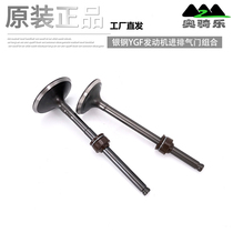 Silver steel mini mountain king latte monster parts original parts YGF engine CG intake and exhaust valve combination