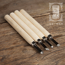 Woodpecker wood carving knife 4-piece set PM 124 woodworking carving knife wood carving knife