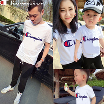 High-end fried street parent-child clothing summer clothing 2021 new a family of three or four mother and daughter foreign style short sleeve cotton T-shirt