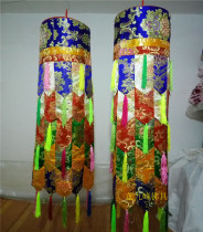 Tibetan supplies Buddha decoration house colorful hall hall gold lotus flower 1 meter high - Victory Building Baoha Bao Ha
