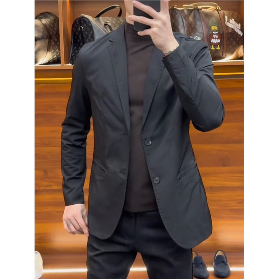 Casual and comfortable men's high-end 2025 handsome new jacket spring and autumn board fashionable simple suit light luxury
Casual and comfortable men's high-end 2025 handsome new jacket spring and autumn board fashionable simple suit light luxury