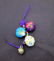 All Saints gifts Handmade fabric mobile phone chain Featured mobile phone chain Mobile phone pendant auspicious pumpkin