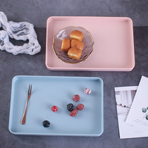 Melamine put Cup tray Nordic rectangular water cup tea cup tea tray plastic creative modern household fruit plate
