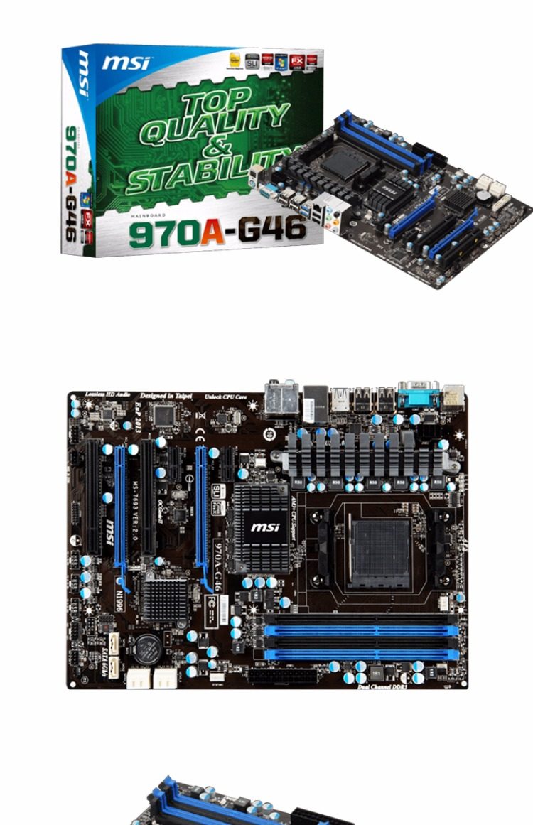 技嘉990x-d3p搭配fx 8300 8350 8370 amd cpu主板套装 970a-ds3p