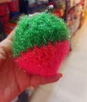 Korean brush bowl cloth mesh rag non-slag stainless steel cleaning ball two-in-one combination household items dish towel