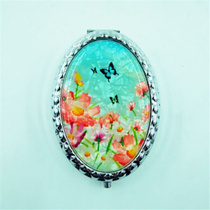 Korean mirror shell mirror hand holding mirror portable mirror makeup mirror activity gift gift
