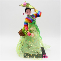Korean folk crafts Dolls Juanren Hanbok folk dolls Restaurant Home restaurant decorations Ornaments