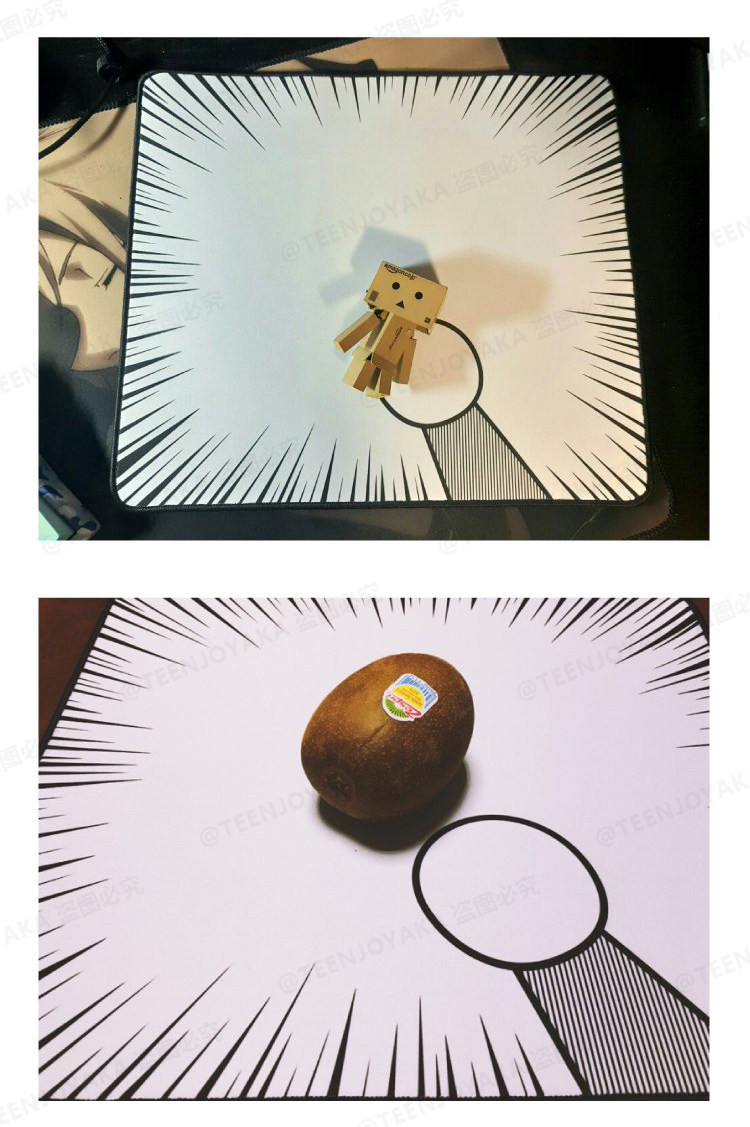 伸出圆手鼠标垫哆啦a梦特效小叮当手机器猫卡通来图定制照片订做