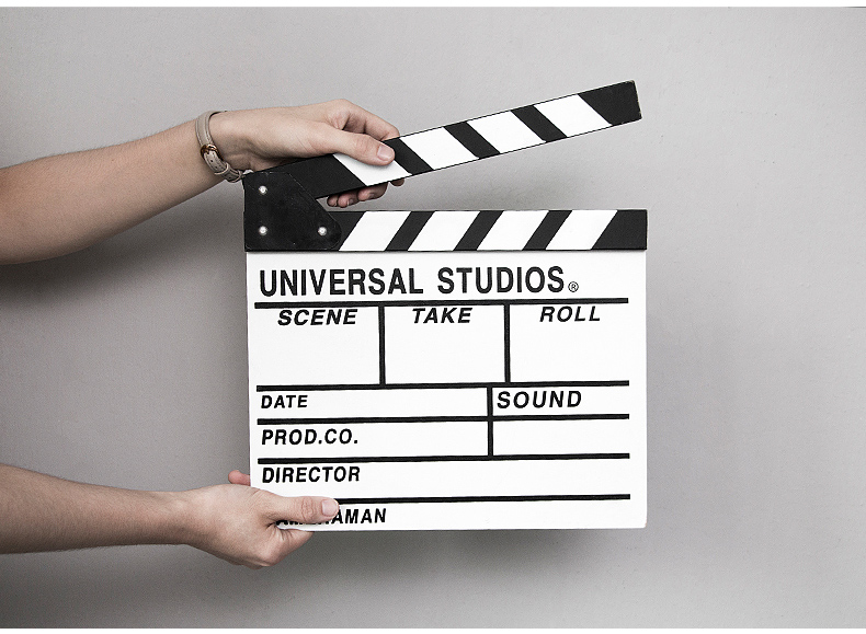 北欧拍电影打板拍摄道具导演板场记板餐厅酒吧奶茶店装饰品小摆件.