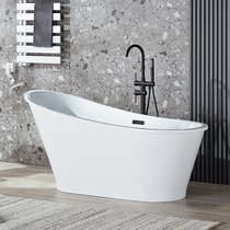 Yicai Lotus independent bathtub Small apartment Acrylic bathtub Household adult small tub Large bath tub