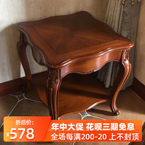 American side several sofa side cabinet Living room corner a few side tables minimalist solid wood European style telephone table bedside a few