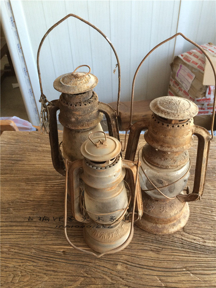 民俗民间老物件收藏老提 饰品摆件 古玩杂项影视道具老马灯批发