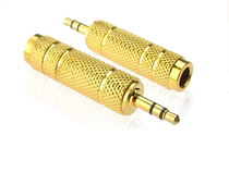 Microphone Recording conversion plug 3 5mm revolution 6 5mm Mother interface Audio head electric guitar microphone converter