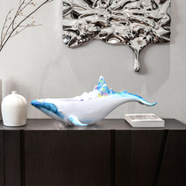 Running water swing piece Desktop office Xuanguan Living room Modern light extravagant swing piece Qiao moved to open a gift and creative decoration