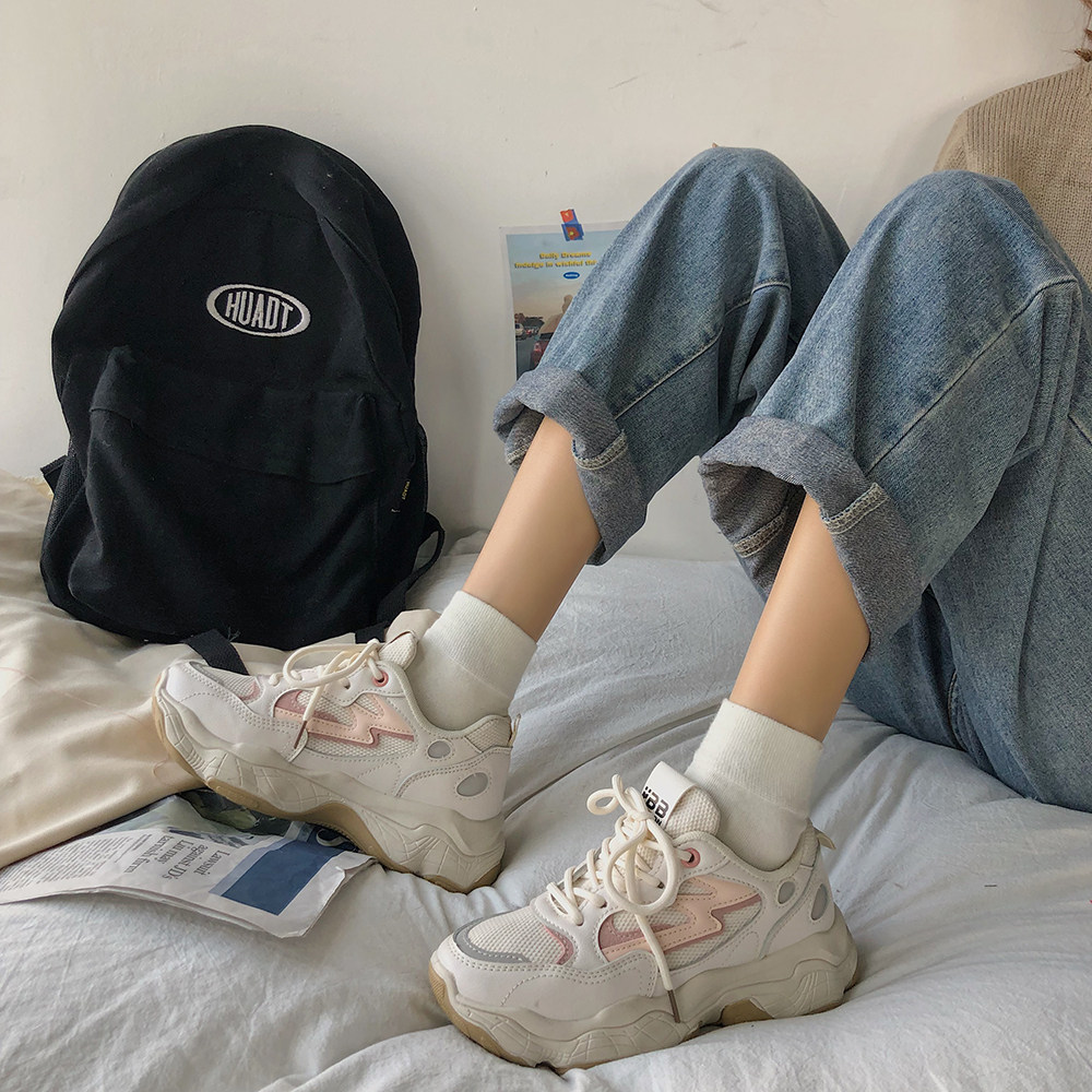 网红老爹鞋女ins潮鞋2022新款春季运动百搭原宿休闲智熏超火鞋子