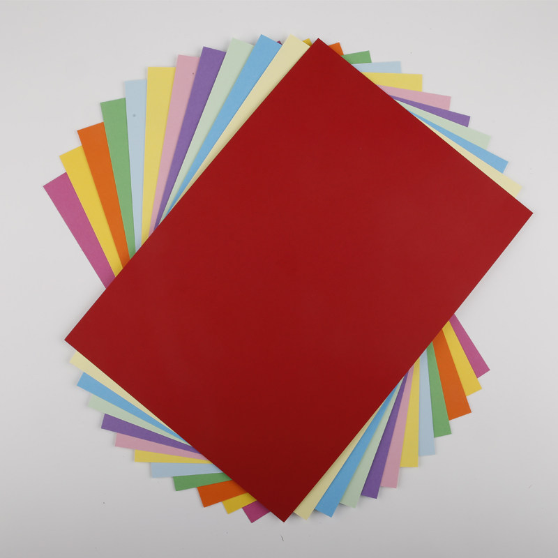 包邮a4卡纸160g加厚彩色硬卡纸贺卡纸儿童幼儿园彩纸diy手工折纸