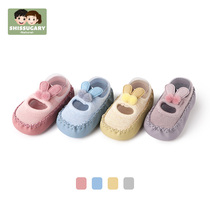 Baby shoes and socks spring and autumn thin soft bottom baby toddler shoes childrens socks shoes non-slip floor socks childrens short socks