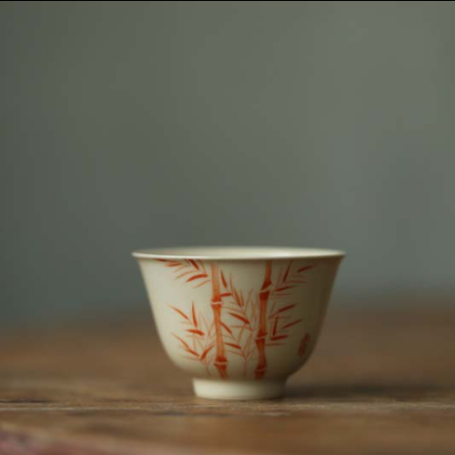 Plant ash cup bowl of jingdezhen ceramic suit small manual single hand sample tea cup cup master cup tureen