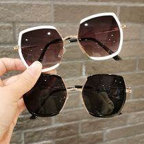 Children sun glasses boys and girls fashion toad mirrors childrens cute sunglasses tide