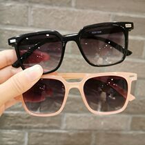 Childrens sunglasses baby anti-ultraviolet boys and girls box retro sun glasses children Korean version of Joker fashion glasses