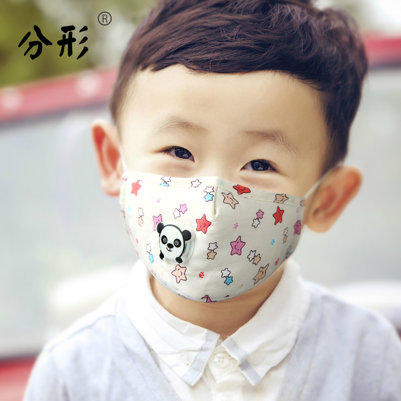 PM2.5儿童口罩防雾霾防尘秋冬透气活性炭韩国卡通可爱个性宝宝产品展示图4