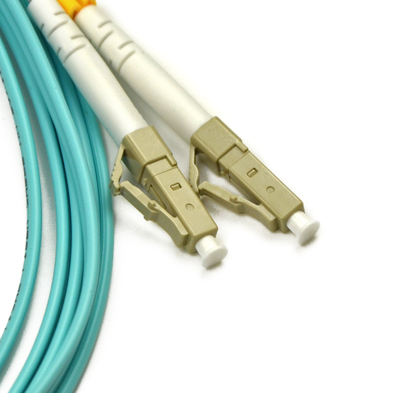 haohanxin 10 gigabit multimode dual core lc lc optical fiber jumper indoor pigtail jumper, carrier class: 3m, one pair