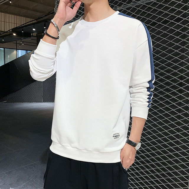 Sweater men's round neck autumn 2020 new Korean Fashion Top Casual loose long sleeve t-shirt men's clothing Sweater men's round neck autumn 2020 new Korean Fashion Top Casual loose long sleeve t-shirt men's clothing
